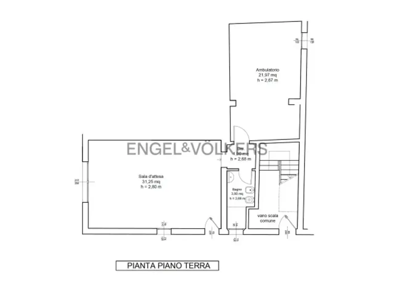 Ufficio in Vicolo Pancerasi, San Giovanni In Persiceto, {3} - Planimetria 1