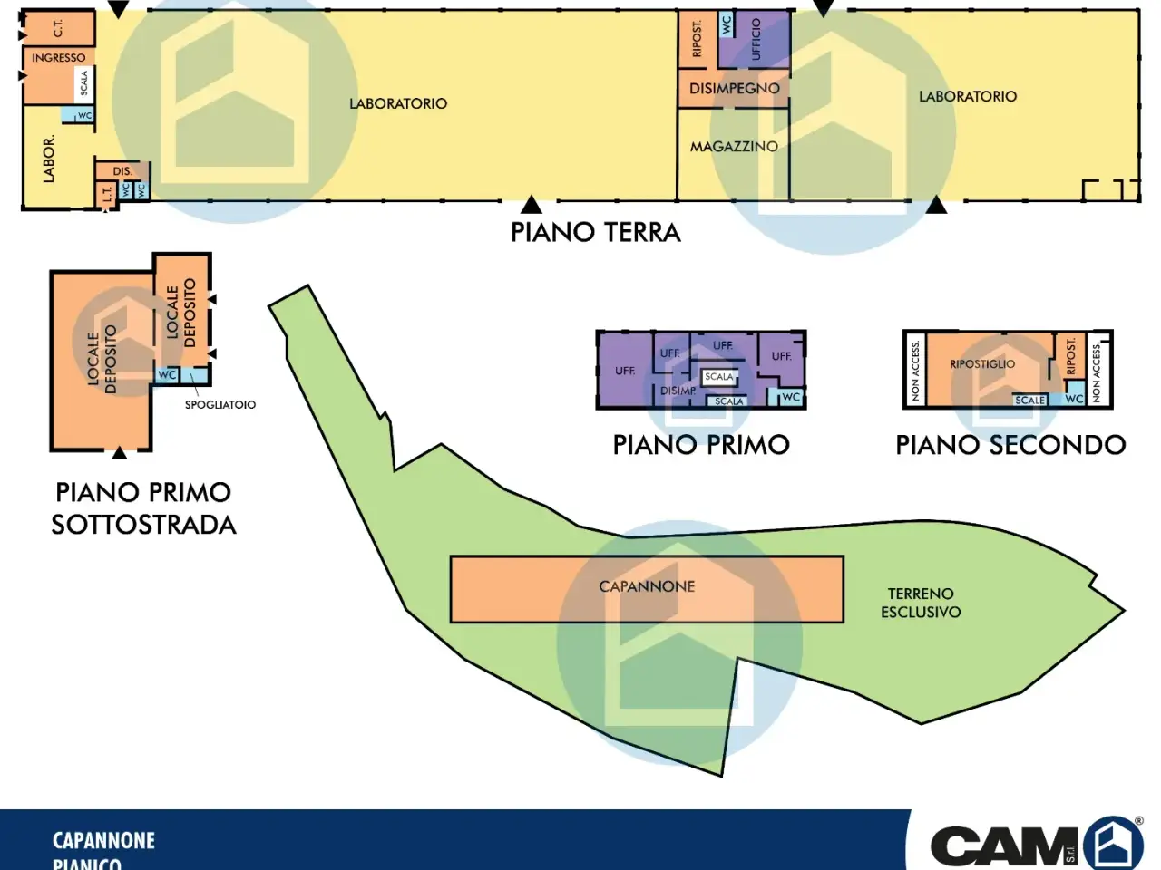 Capannone in Via Nazionale 24, Pianico, {3} - Planimetria 1