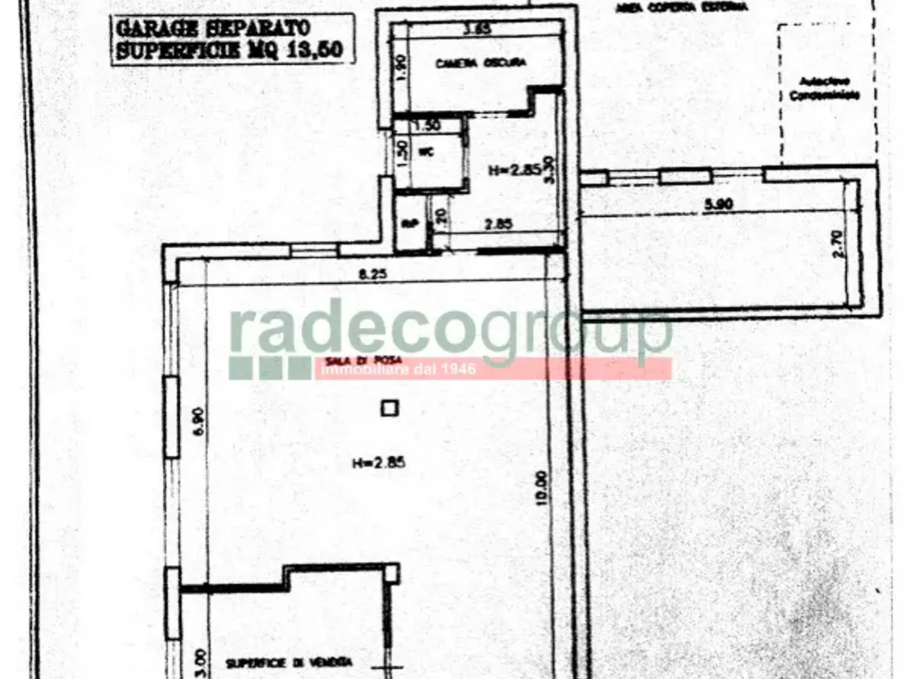Negozio in Via Niccolò Machiavelli, Livorno, {3} - Planimetria 1