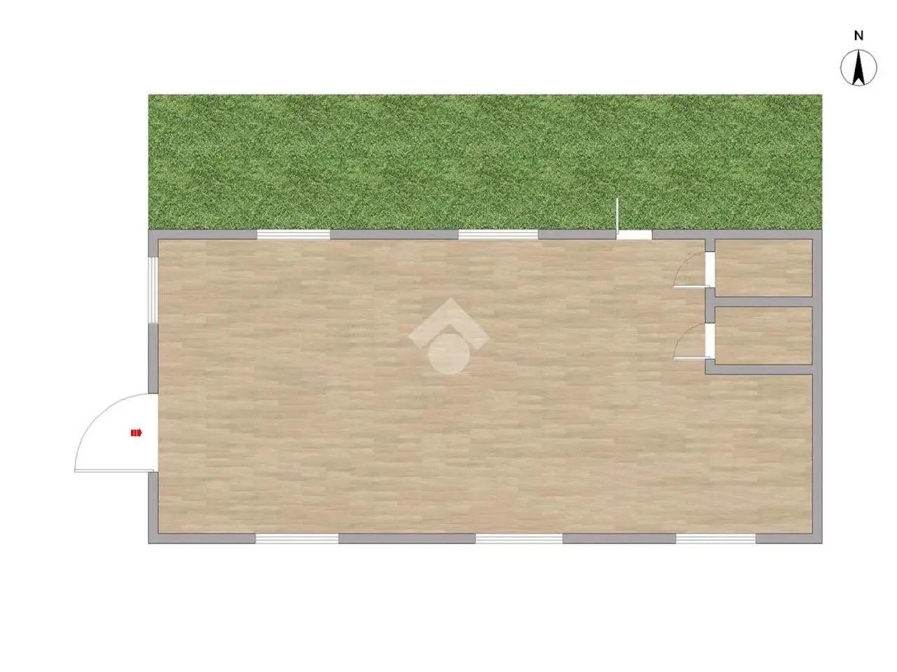 Negozio in Via della Vittoria 45, Ghedi, {3} - Planimetria 1