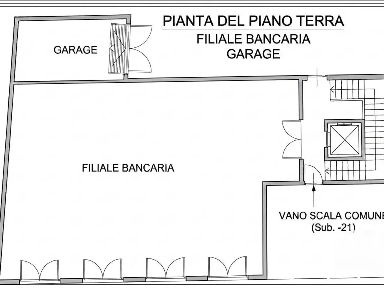 Ufficio in Via Trento E Trieste, Roverbella, {3} - Planimetria 1