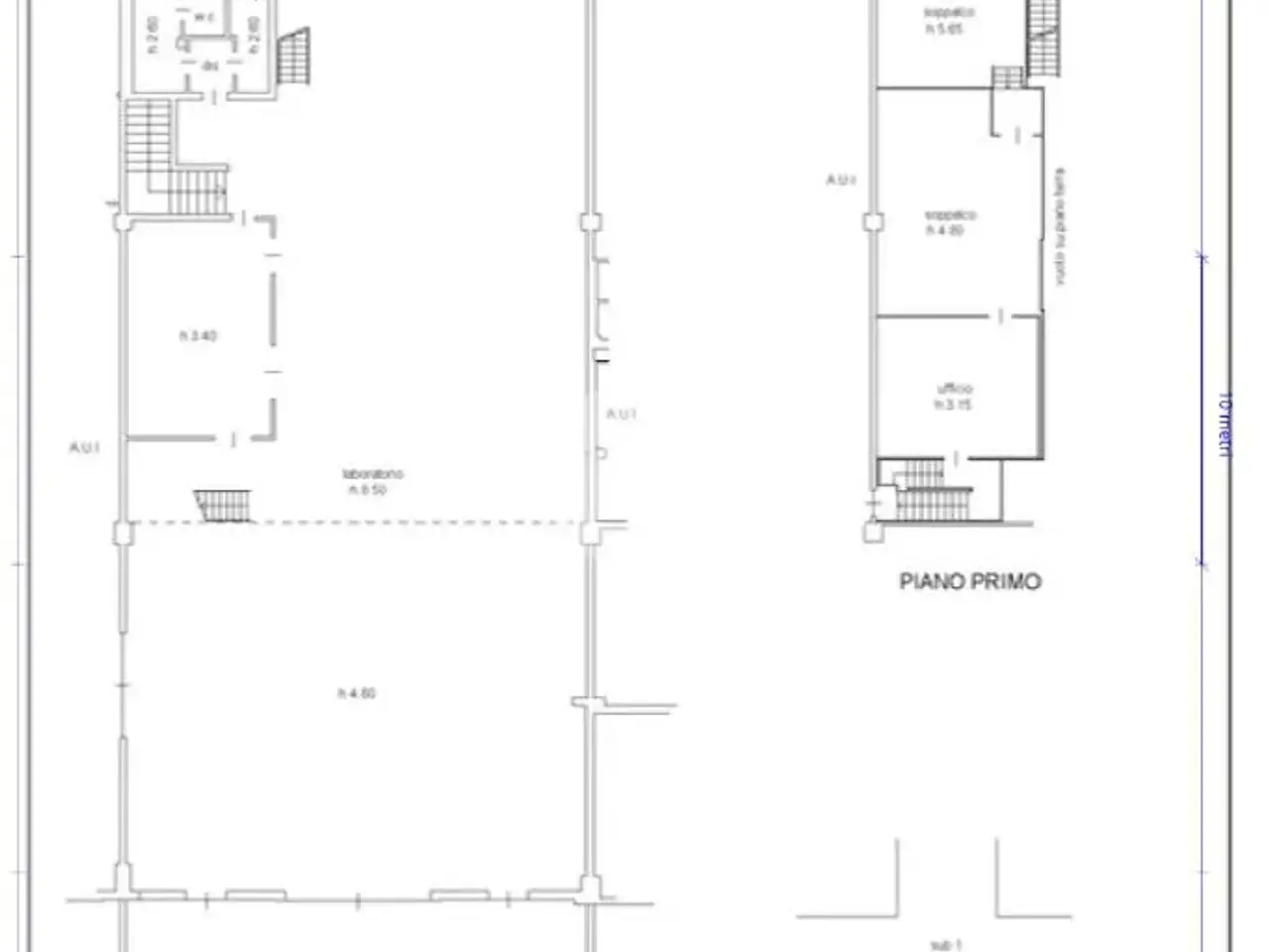 Capannone in Via delle Industrie, Treviolo, {3} - Planimetria 1