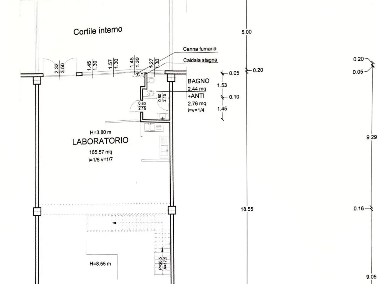 Laboratorio in , Zola Predosa, {3} - Planimetria 1