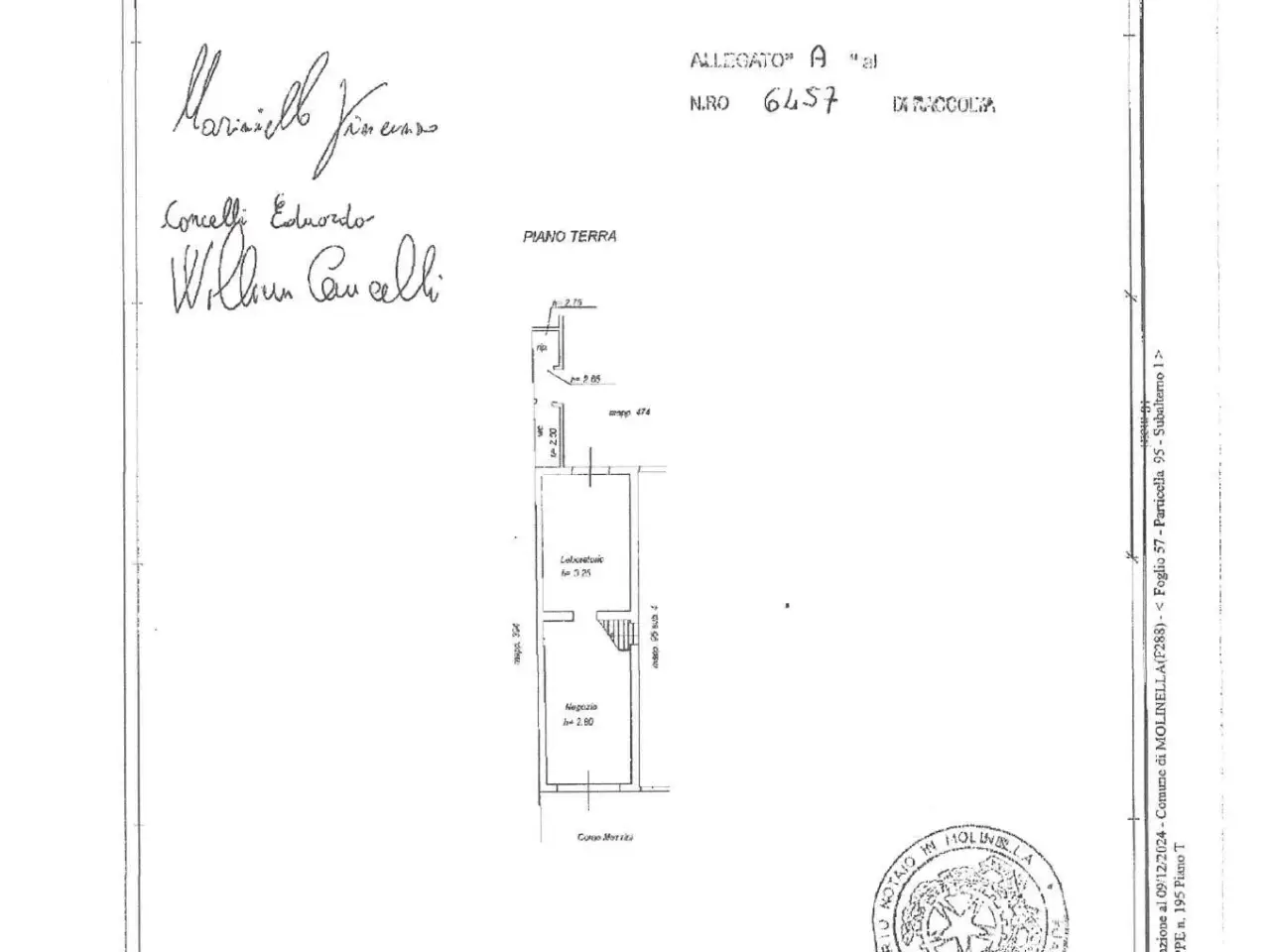 Negozio in Corso Giuseppe Mazzini 193, Molinella, {3} - Planimetria 1