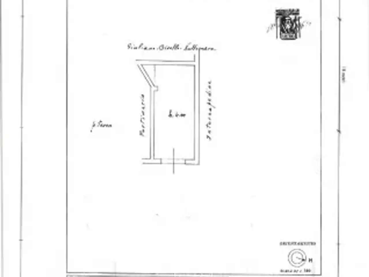 Negozio in Via Filippo Parlatore 63, Palermo, {3} - Planimetria 1