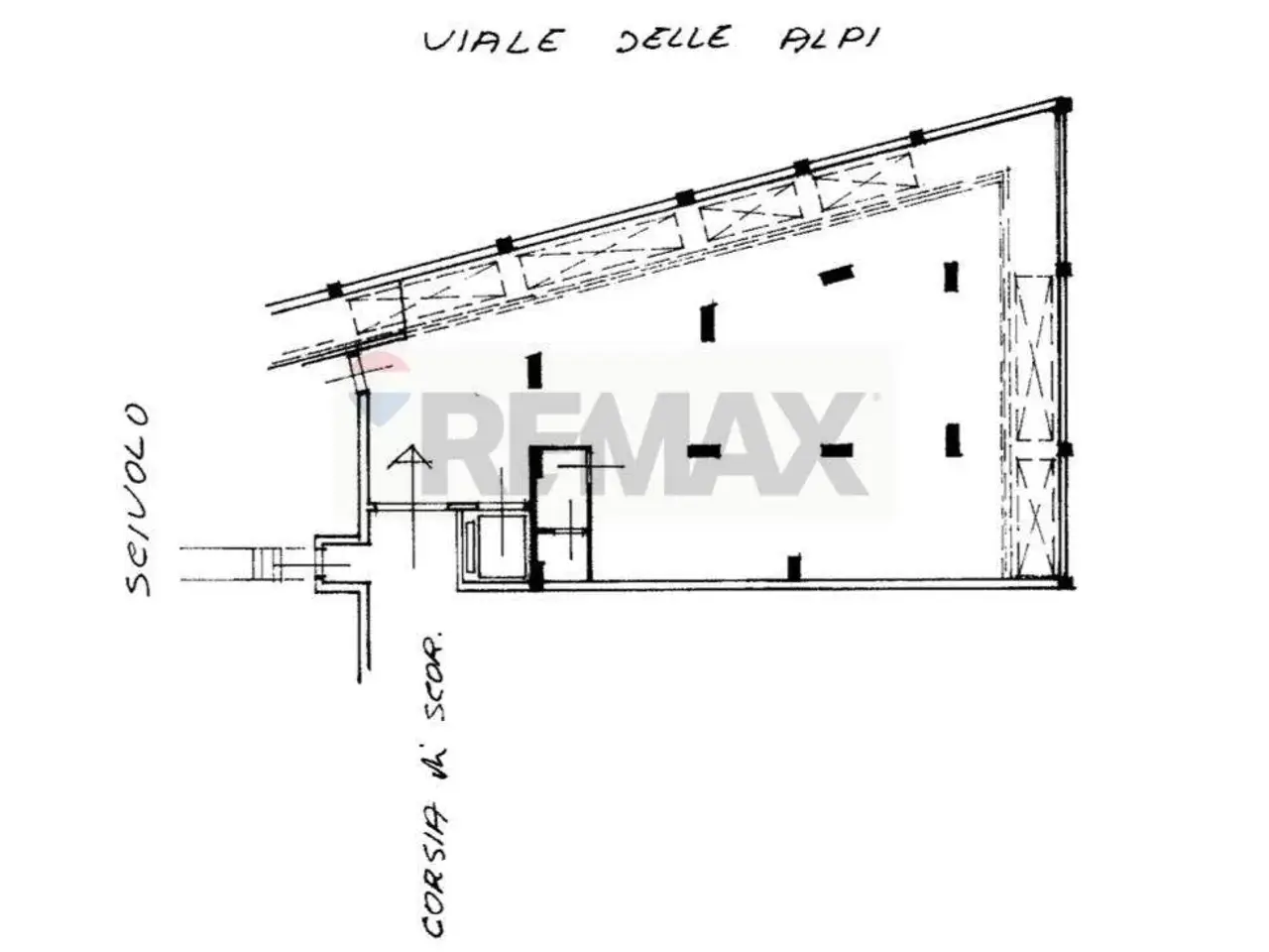 Negozio in Via delle Alpi 63, Palermo, {3} - Planimetria 1