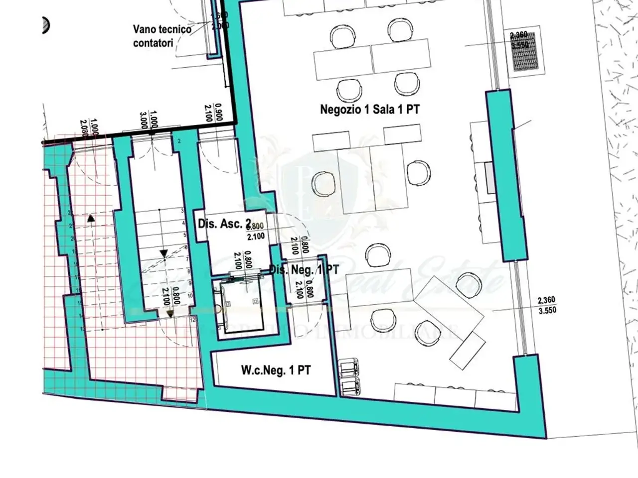 Ufficio in Via XX Settembre, Lodi, {3} - Planimetria 1