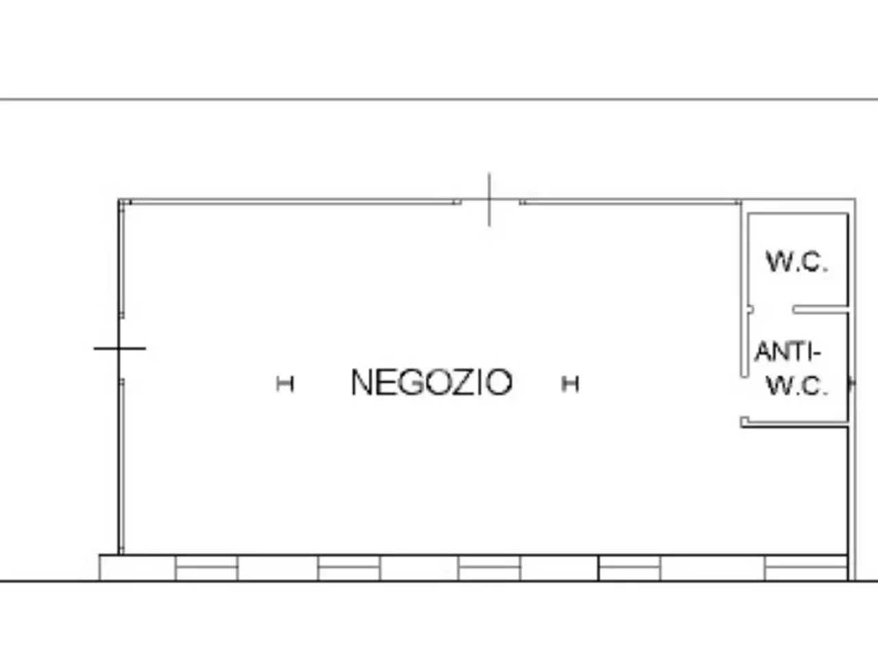 Negozio in Via Ballarin, Motta Di Livenza, {3} - Planimetria 1