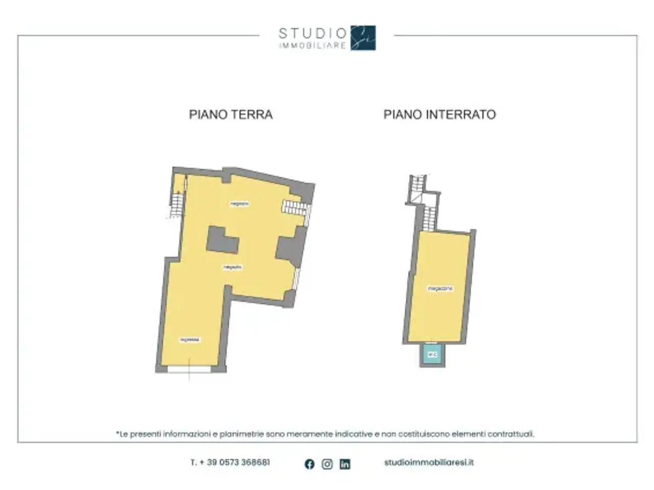 Negozio in Via della Madonna, Pistoia, {3} - Planimetria 1