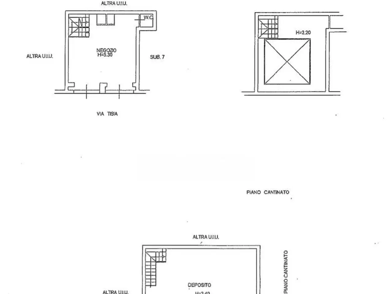 Negozio in Via Tisia, Siracusa, {3} - Planimetria 1