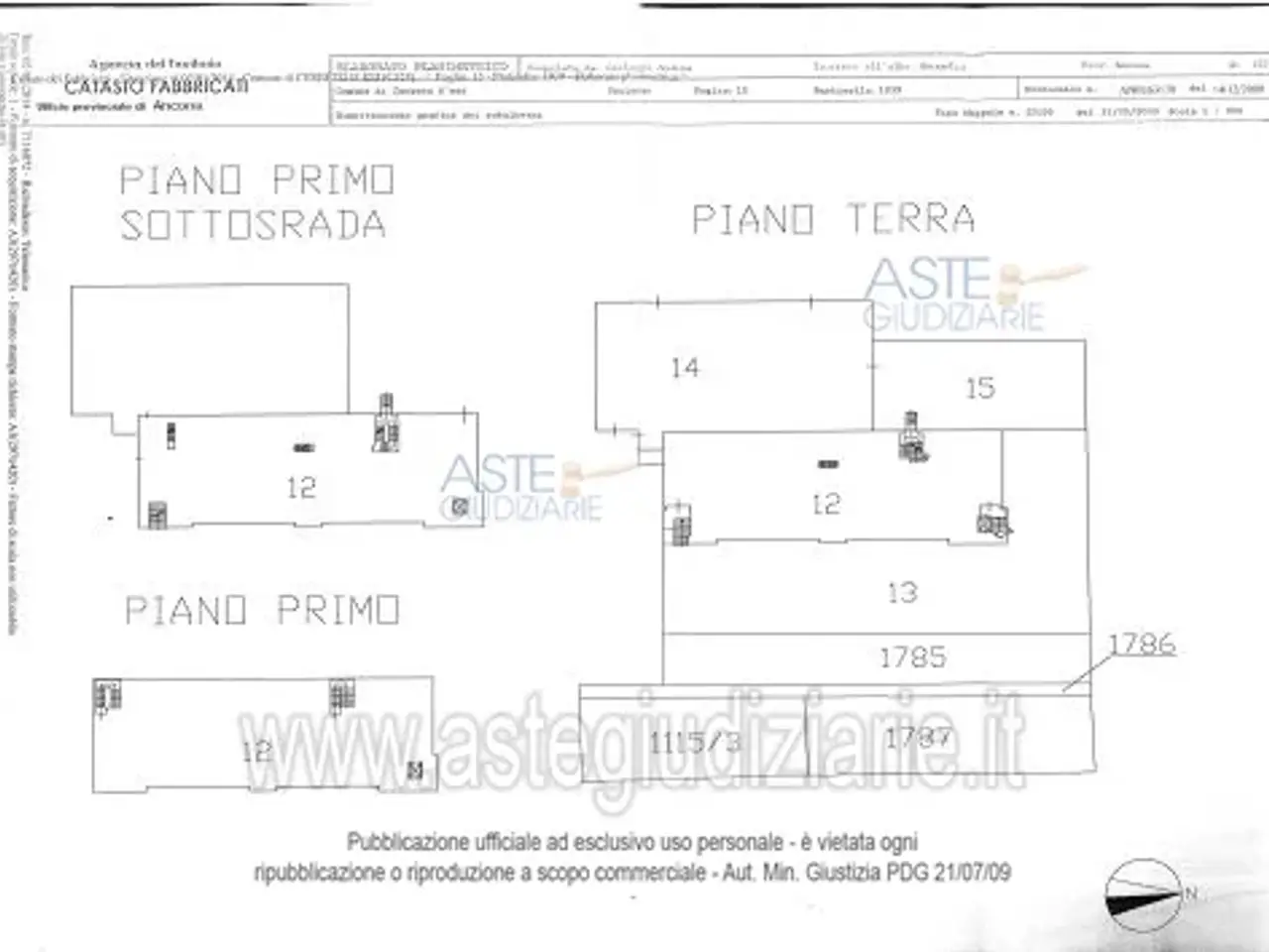 Fabbricato misto in -, Cerreto D'Esi, {3} - Planimetria 1