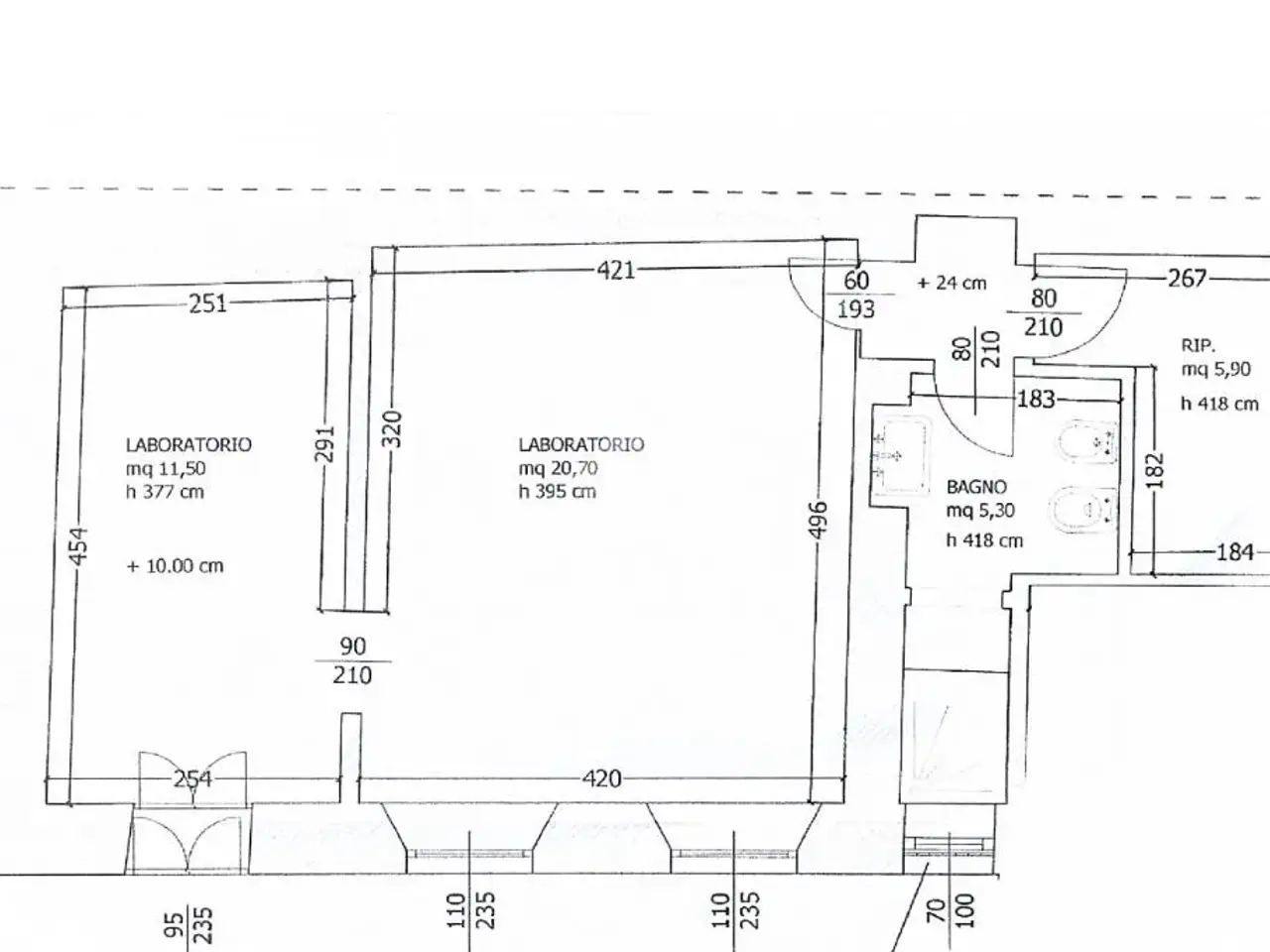 Laboratorio in Via Volturno 15, Lodi, {3} - Planimetria 1
