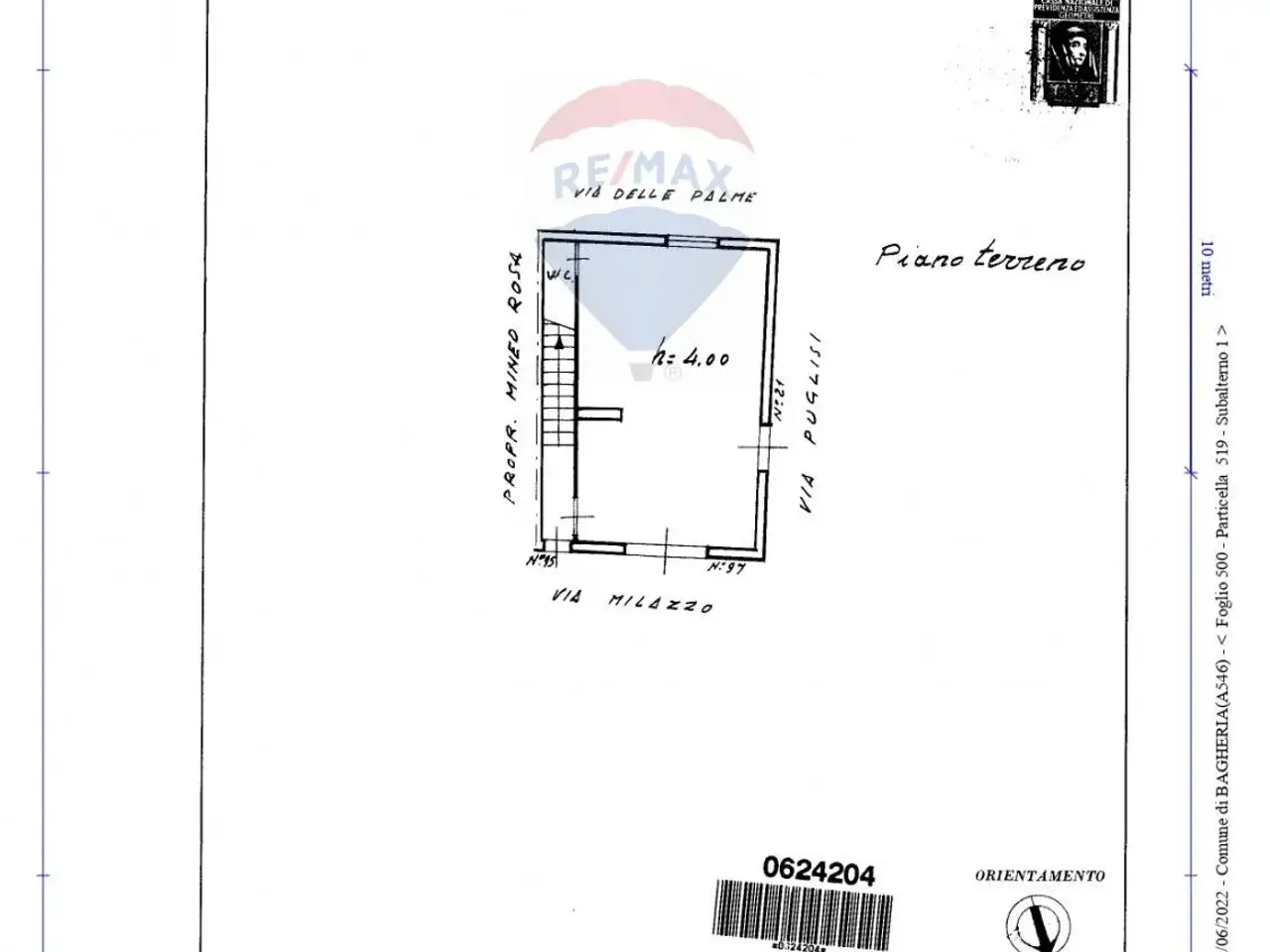 Negozio in , Bagheria, {3} - Planimetria 1