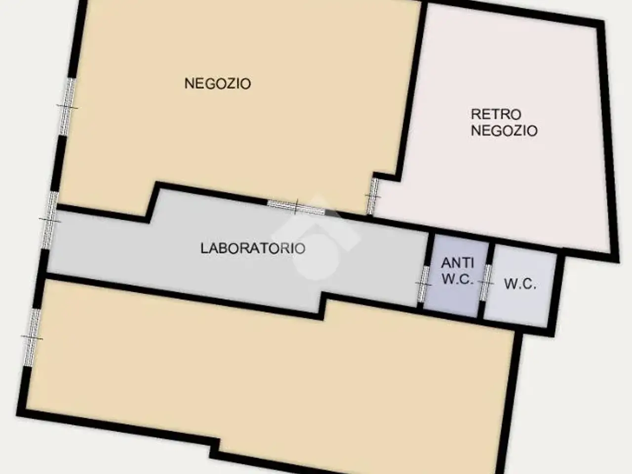 Negozio in Via Piave 12, Trento, {3} - Planimetria 1