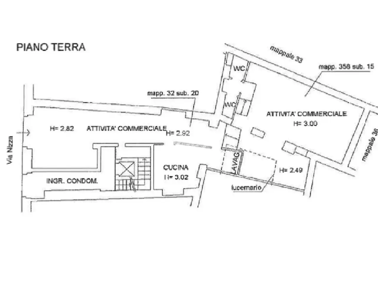Negozio in Via Nizza 8, Verona, {3} - Planimetria 1