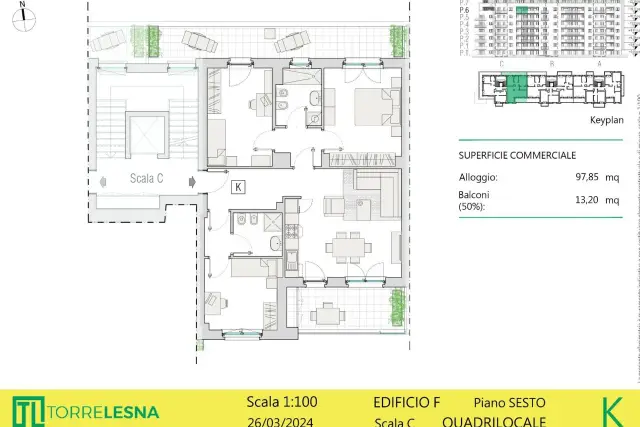 Appartamenti di nuova costruzione in Via Giuseppe di Vittorio, Grugliasco - Foto 1