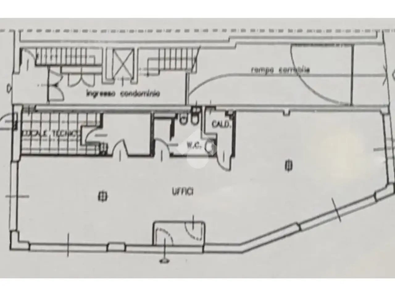 Ufficio in Via Roma 1, Villa D'Alme', {3} - Planimetria 1