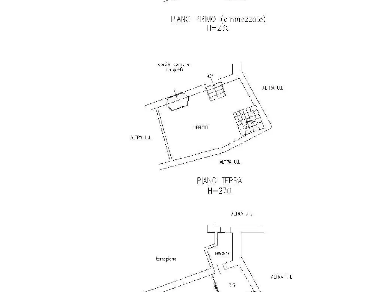 Ufficio in Via Terraggio 21, Milano, {3} - Planimetria 1