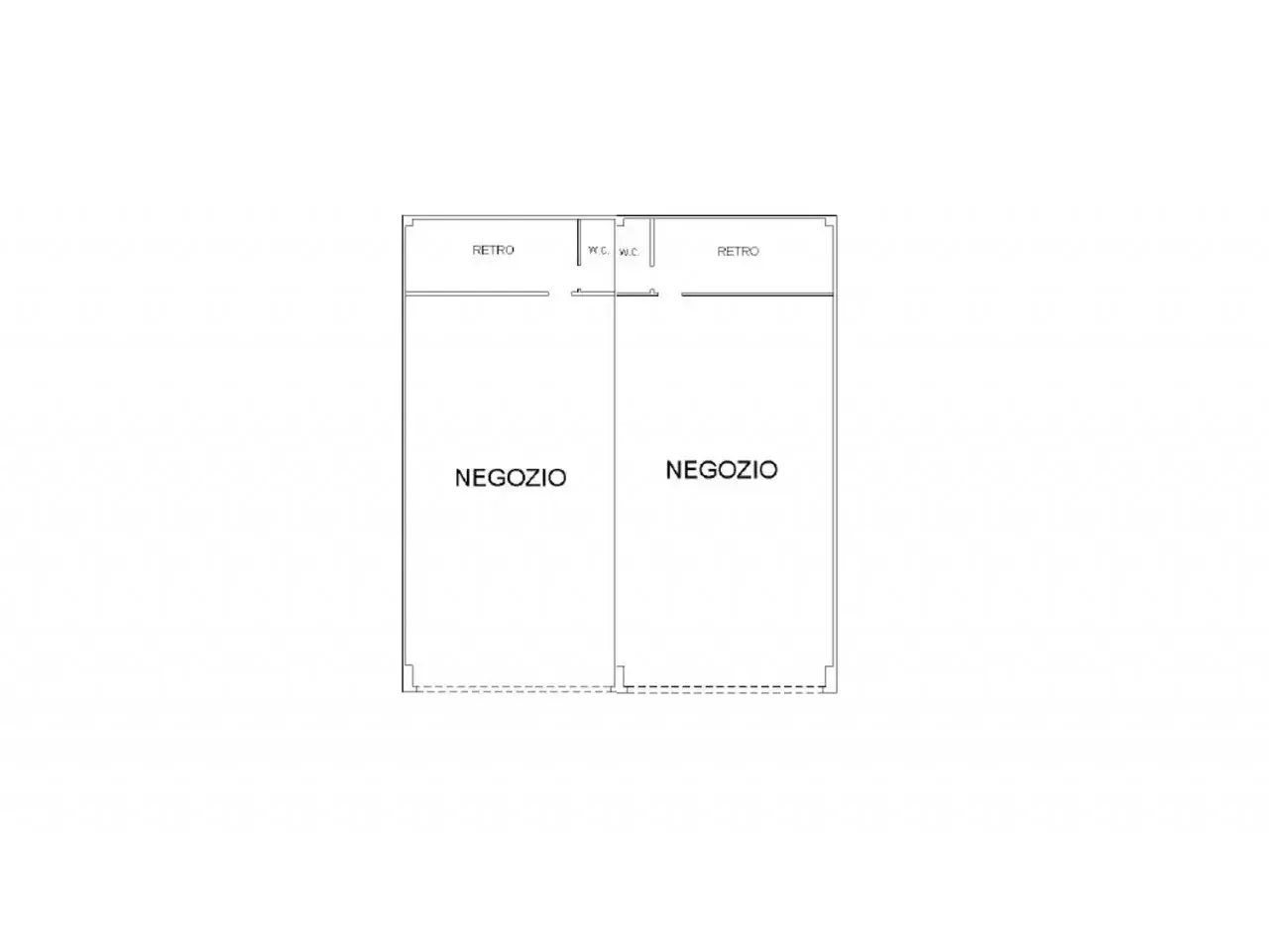 Negozio in Via Emilia, 150, 47921 Rimini Rn, Italia, Rimini, {3} - Planimetria 1