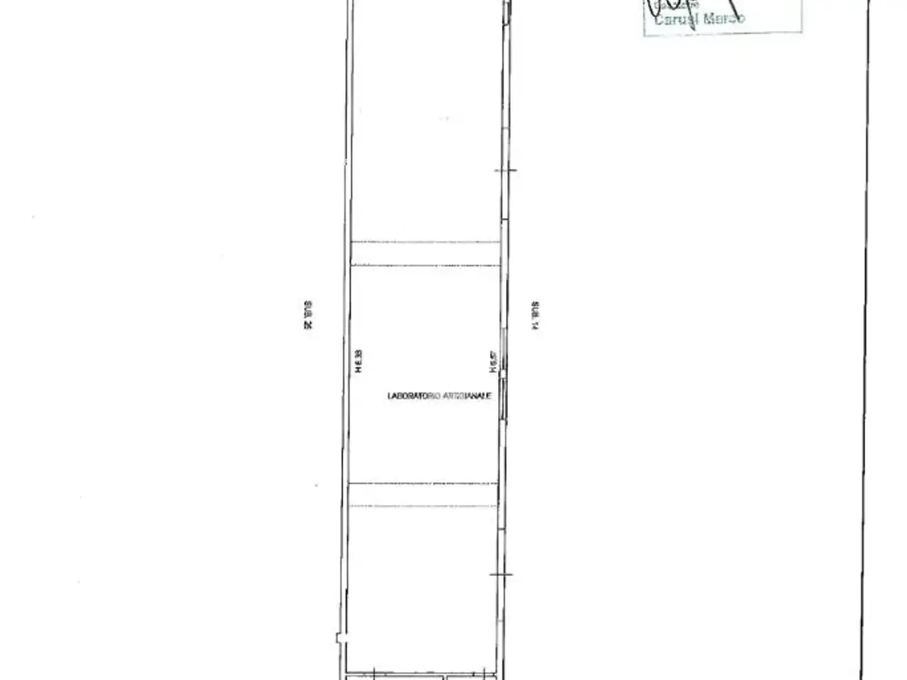 Capannone in Via Perelli 18, Bucine, {3} - Planimetria 1