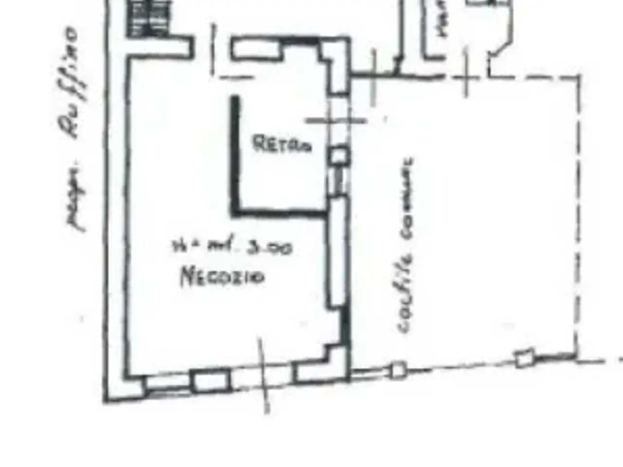 Negozio in Via San Donato 30, Torino, {3} - Planimetria 1
