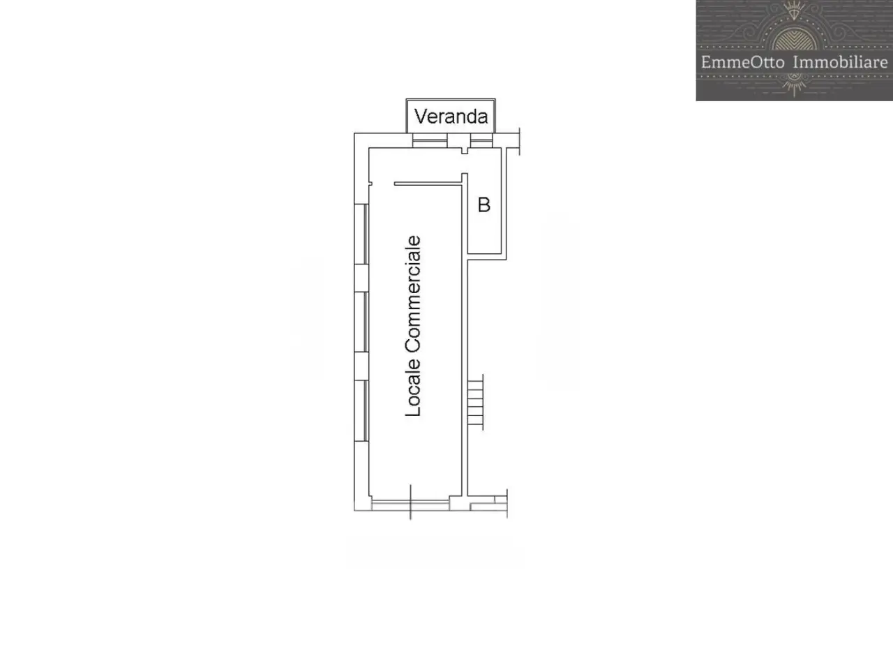 Negozio in Via Campania 99, Cagliari, {3} - Planimetria 1