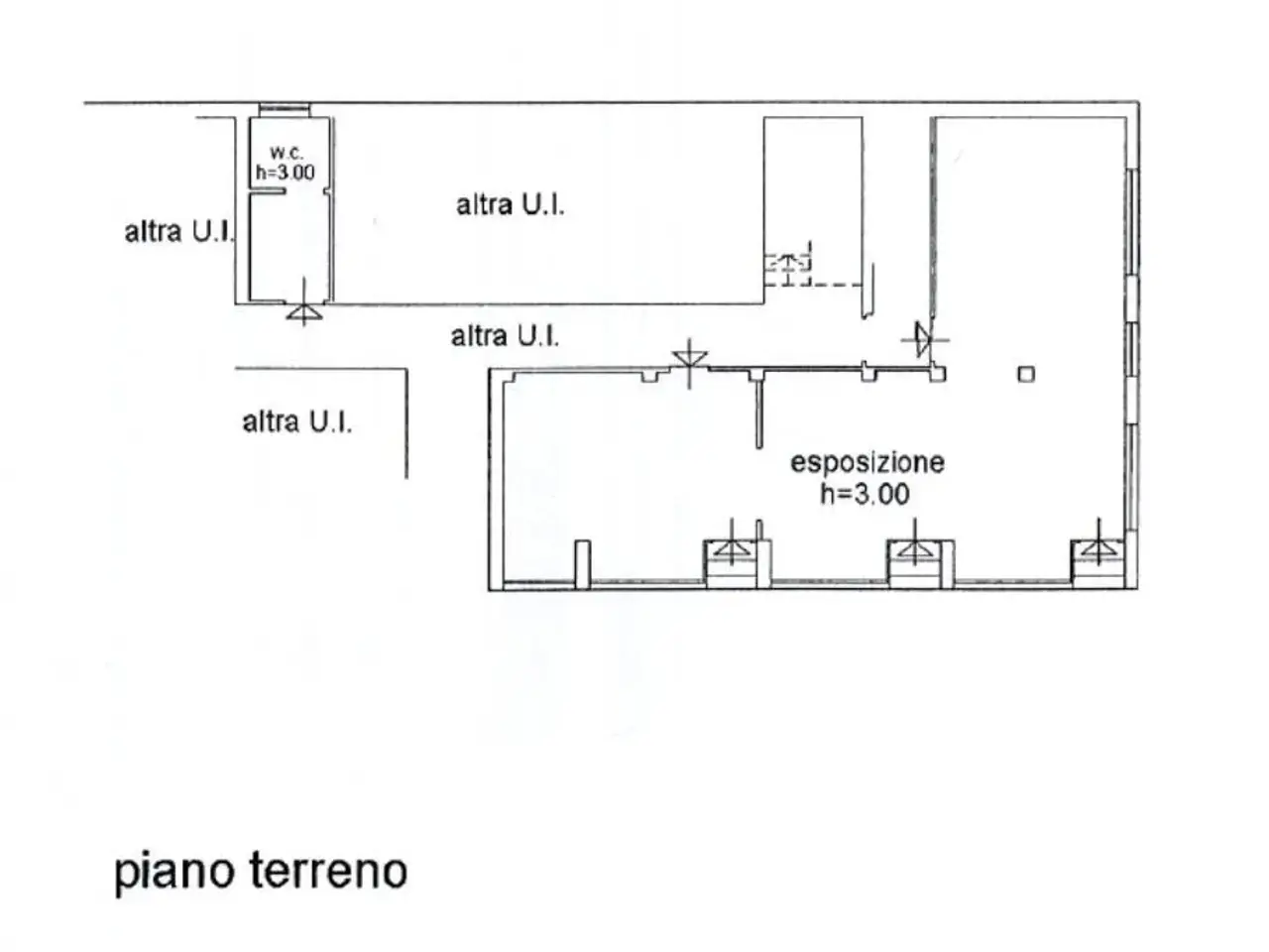 Ufficio in Via Priv. P. Maroncelli 1, Lecco, {3} - Planimetria 1