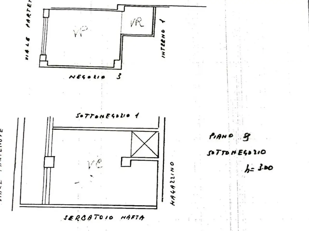 Negozio in Viale Partenope , Roma, {3} - Planimetria 1
