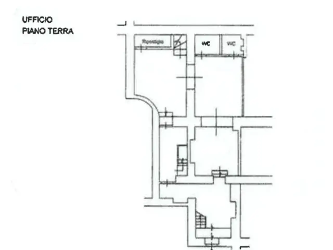 Ufficio in Via Goffredo Mameli, Roma, {3} - Planimetria 1