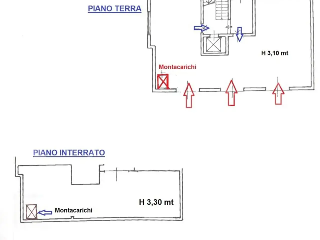 Laboratorio in  Via Castagna , Casoria, {3} - Planimetria 1