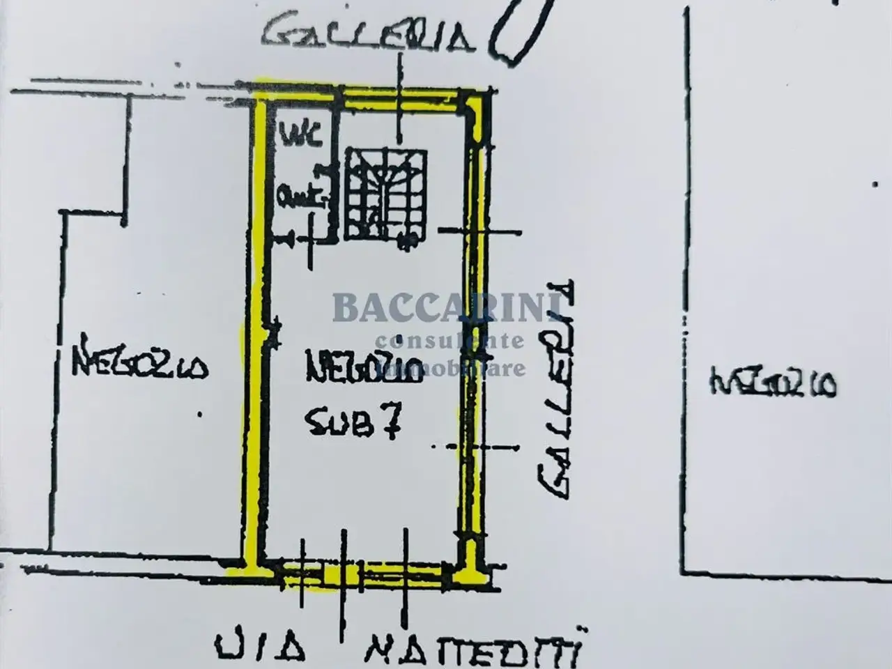 Negozio in Corso Matteotti 34/a, Faenza, {3} - Planimetria 1