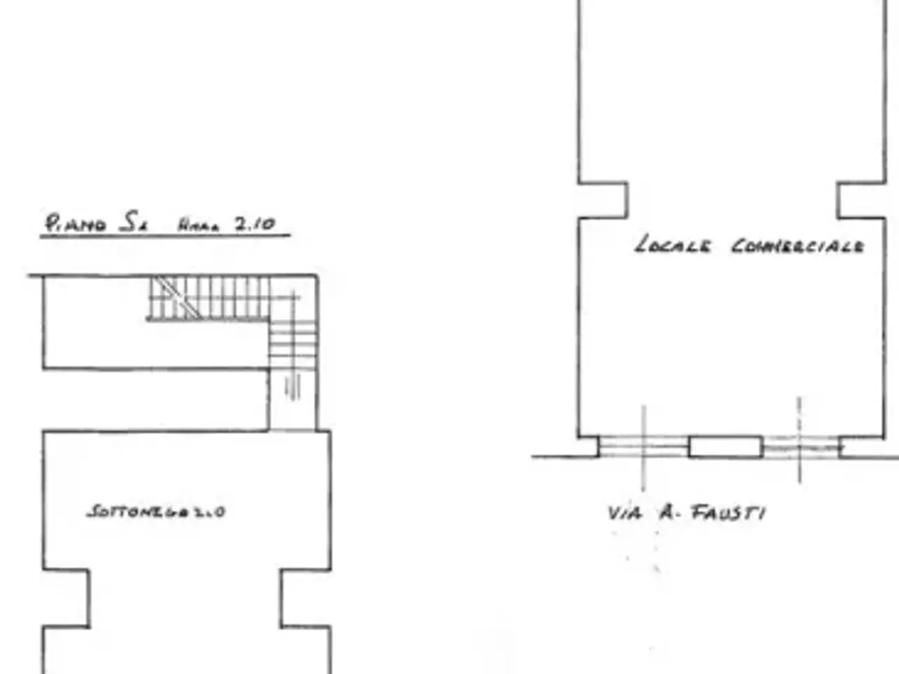 Negozio in Via Agostino Fausti 49, Bracciano, {3} - Planimetria 1