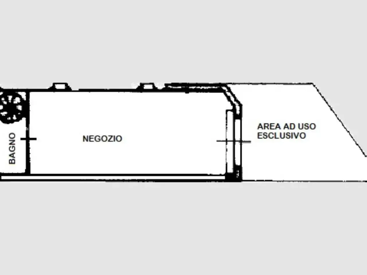 Negozio in Via Antonio Gramsci 94, Giulianova, {3} - Planimetria 1