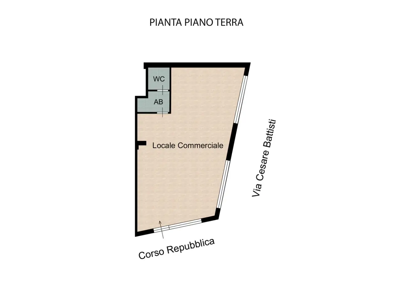 Negozio in , Sanluri, {3} - Planimetria 1