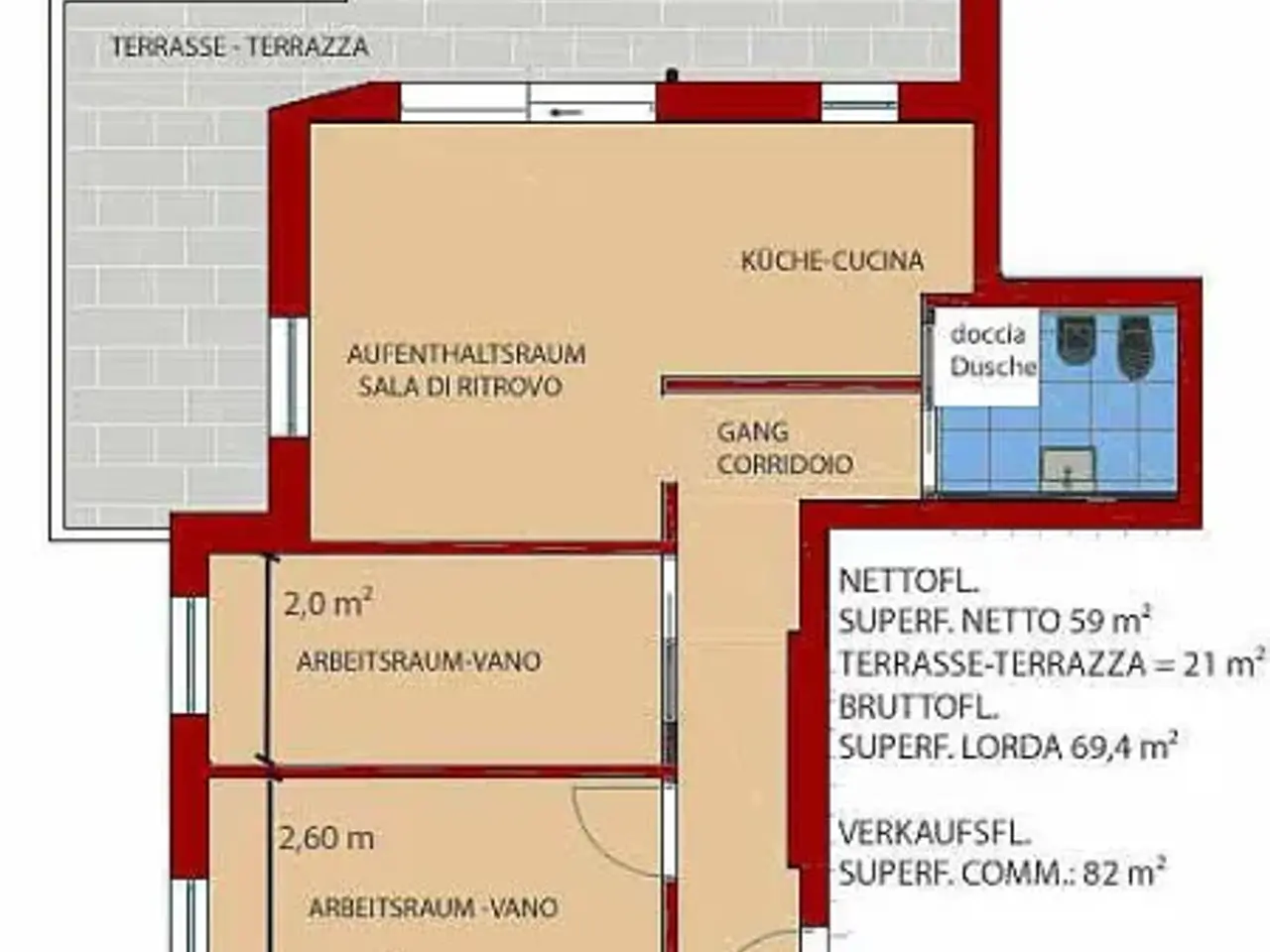 Ufficio in Viale Druso 281b, Bolzano, {3} - Foto 1