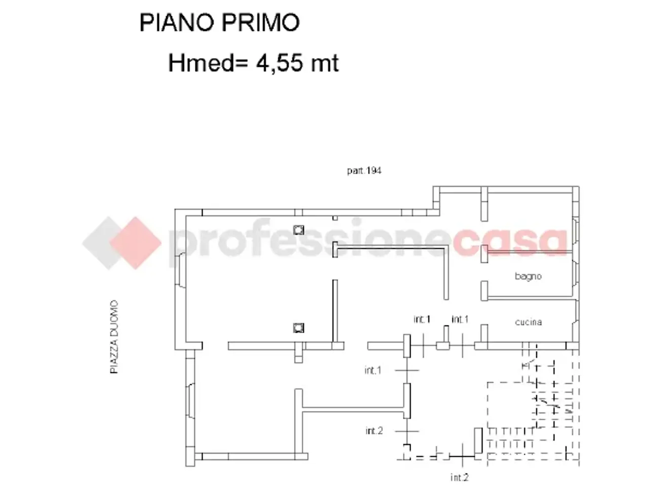 Ufficio in Corso Garibaldi 368, Reggio Calabria, {3} - Planimetria 1