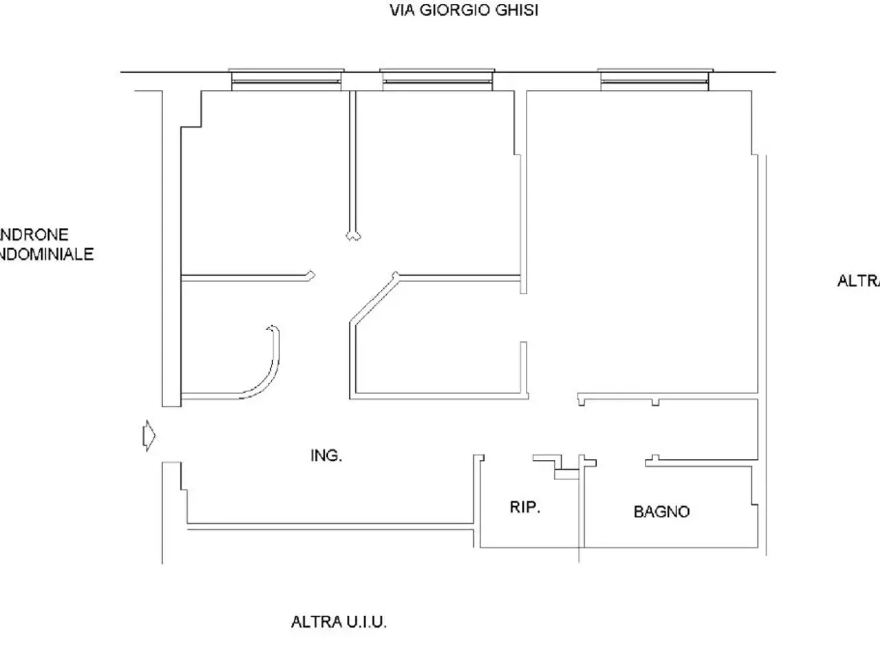 Ufficio in Via Giorgio Ghisi 6, Roma, {3} - Planimetria 1