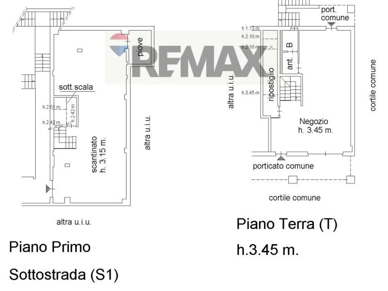 Negozio in Via Triulziana 16, San Donato Milanese, {3} - Planimetria 1
