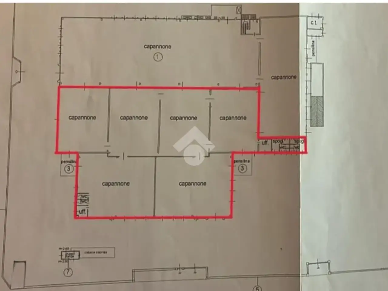 Capannone in Via Alberto da Giussano 95, Biassono, {3} - Planimetria 1