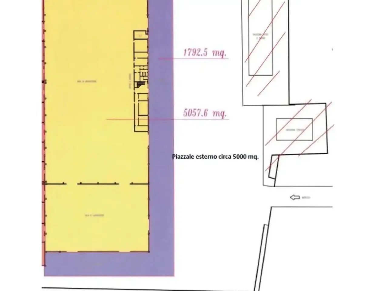 Capannone in Via Paraviana, Vignola, {3} - Planimetria 1