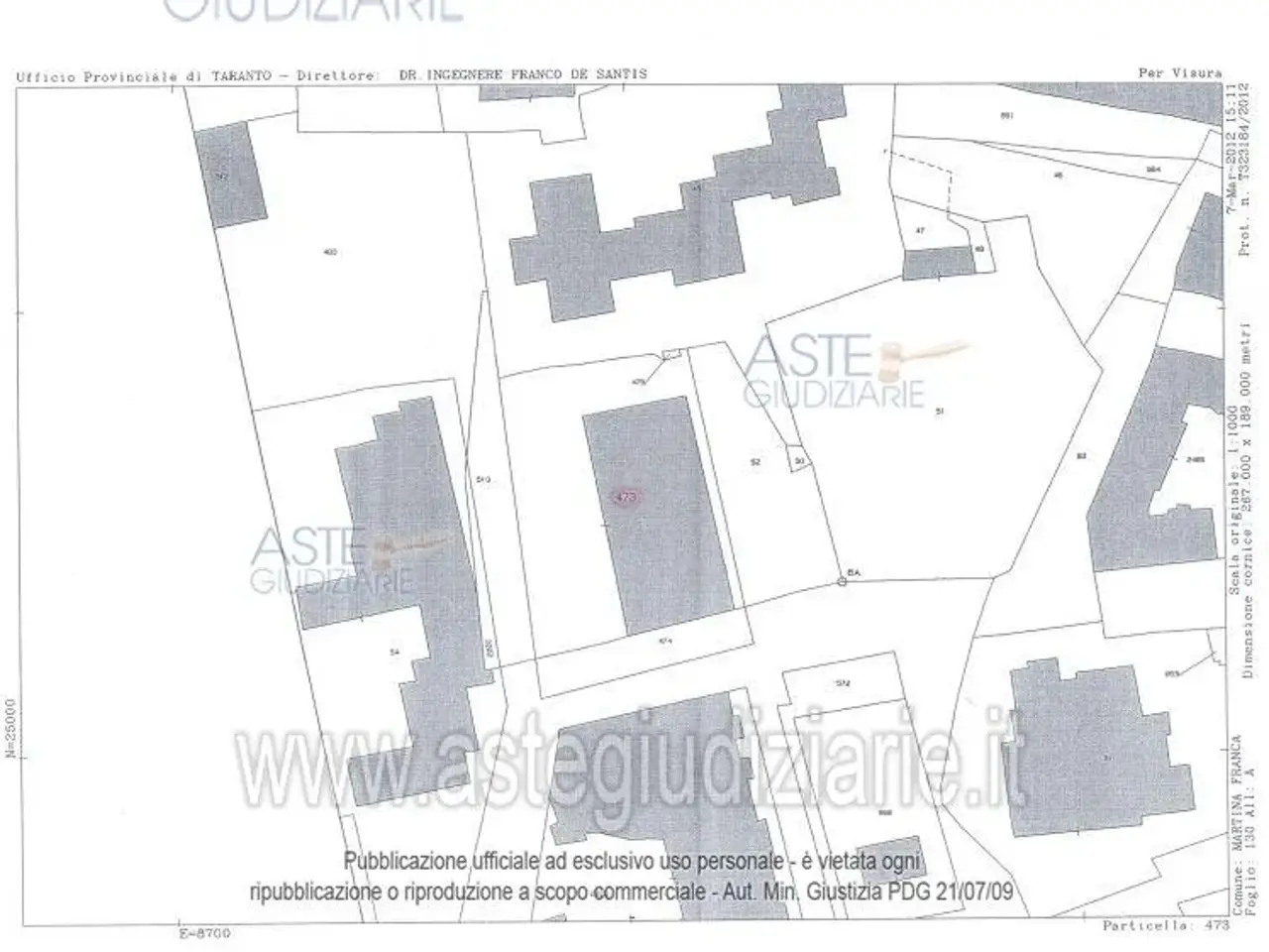 Fabbricato misto in Via Giolitti, 5/B - 5/C 5, Martina Franca, {3} - Planimetria 1