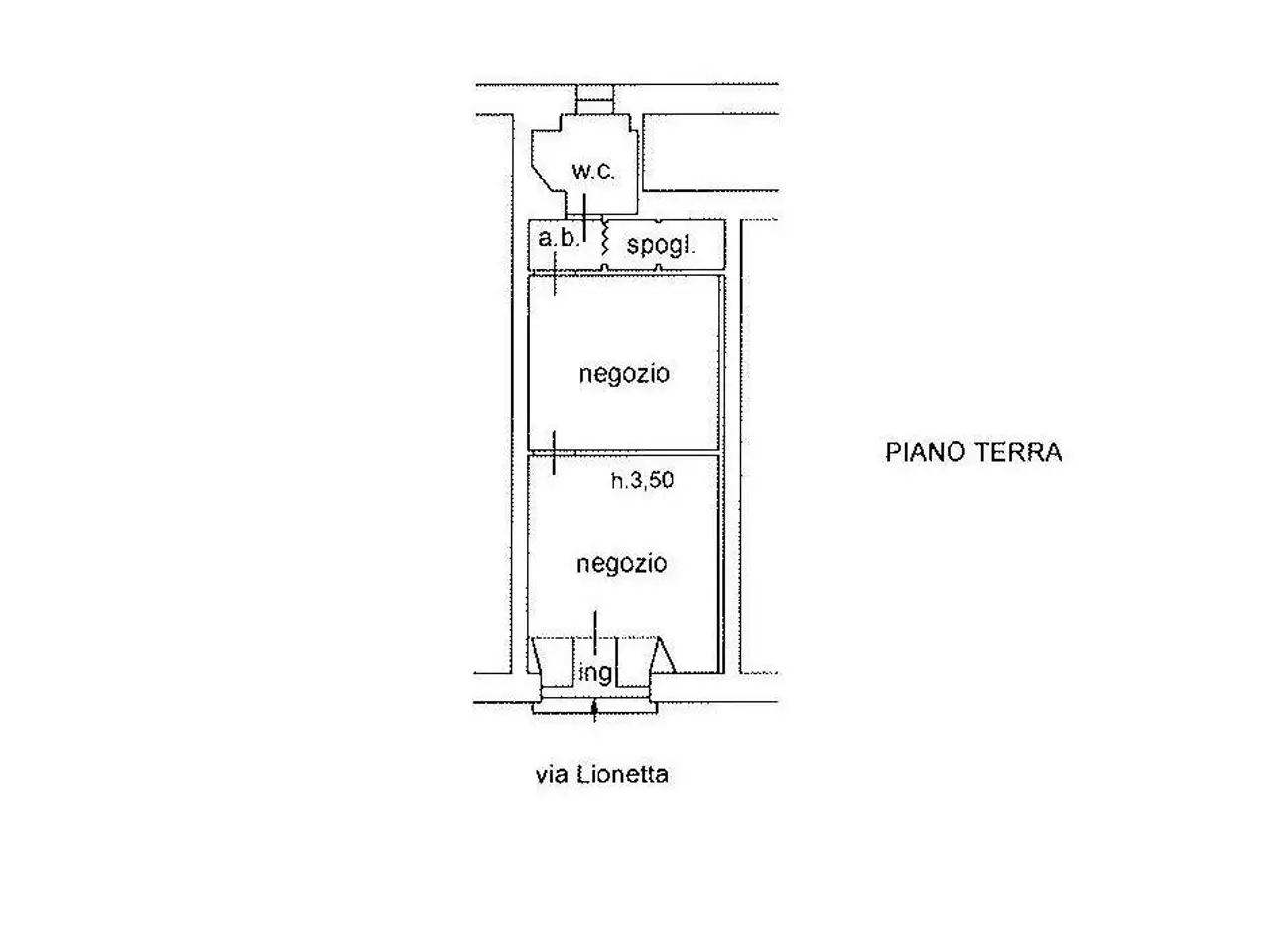 Negozio in , Osimo, {3} - Planimetria 1