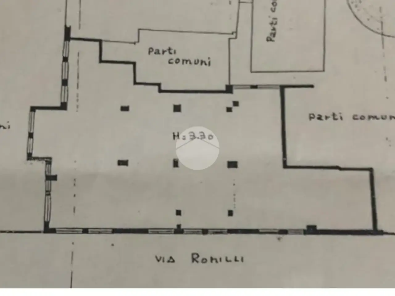Laboratorio in Via Arcivescovo Romilli 17, Milano, {3} - Planimetria 1