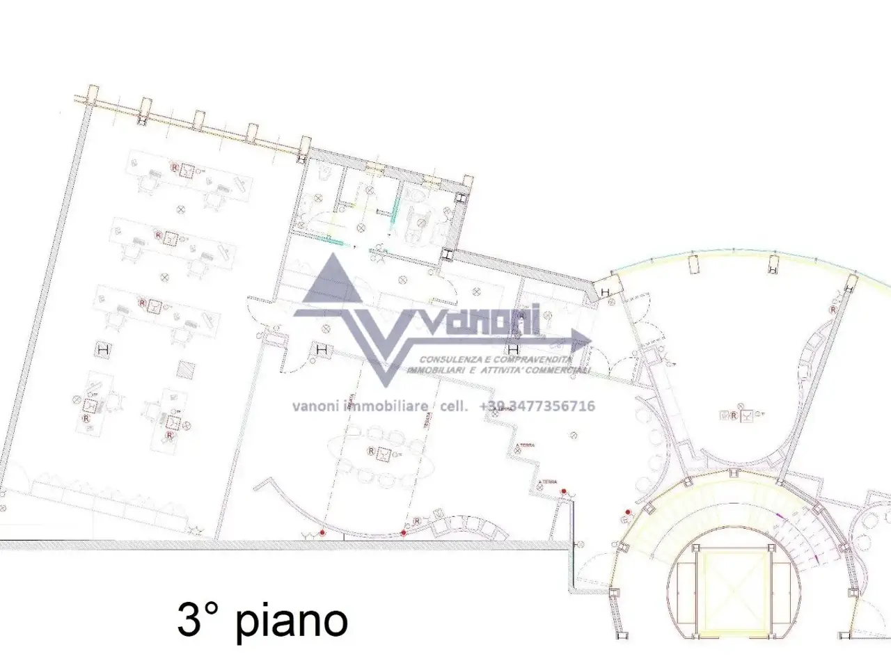 Ufficio in , Bergamo, {3} - Planimetria 1