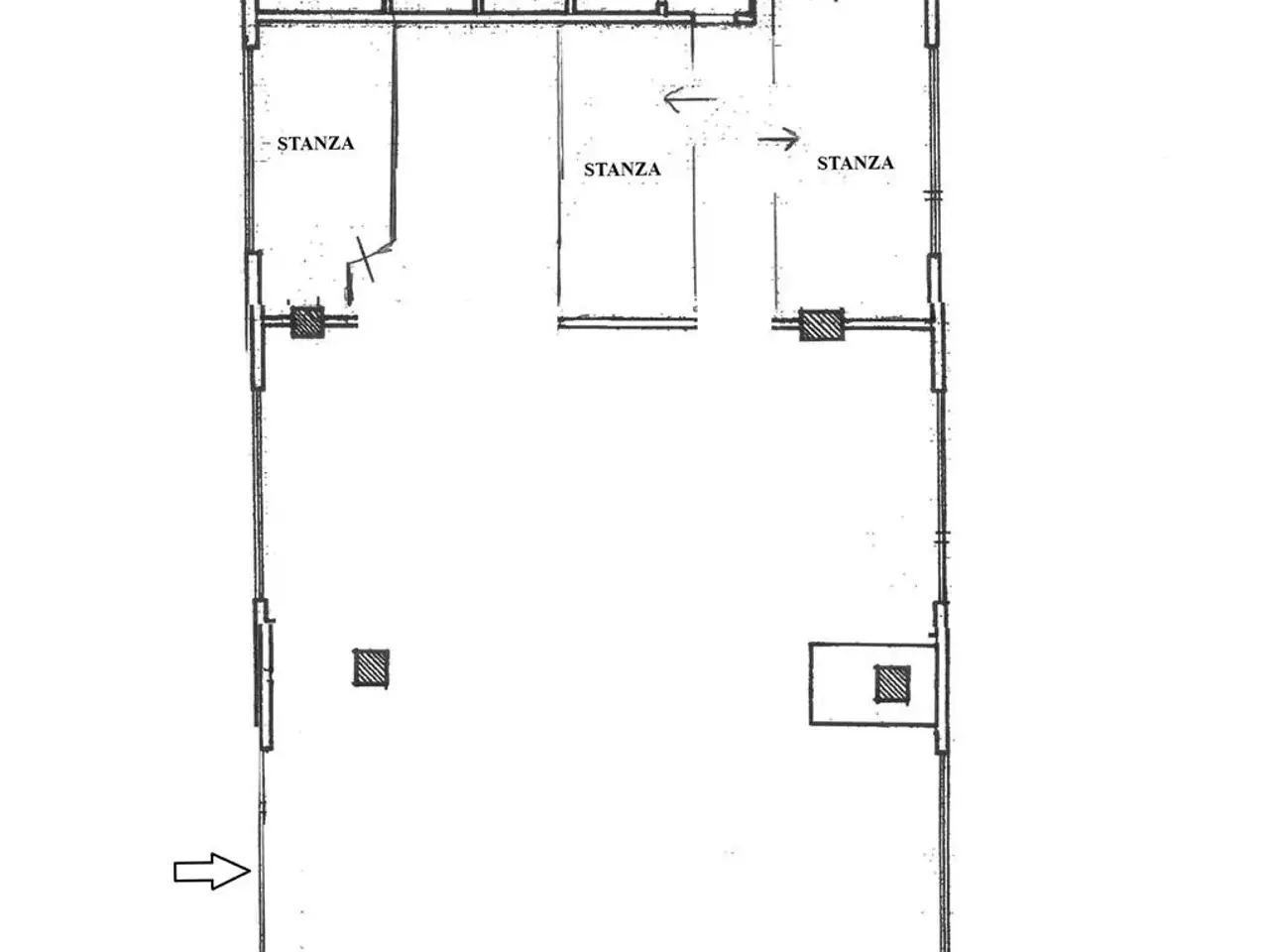 Negozio in Via Filoteo Alberini, Roma, {3} - Planimetria 1