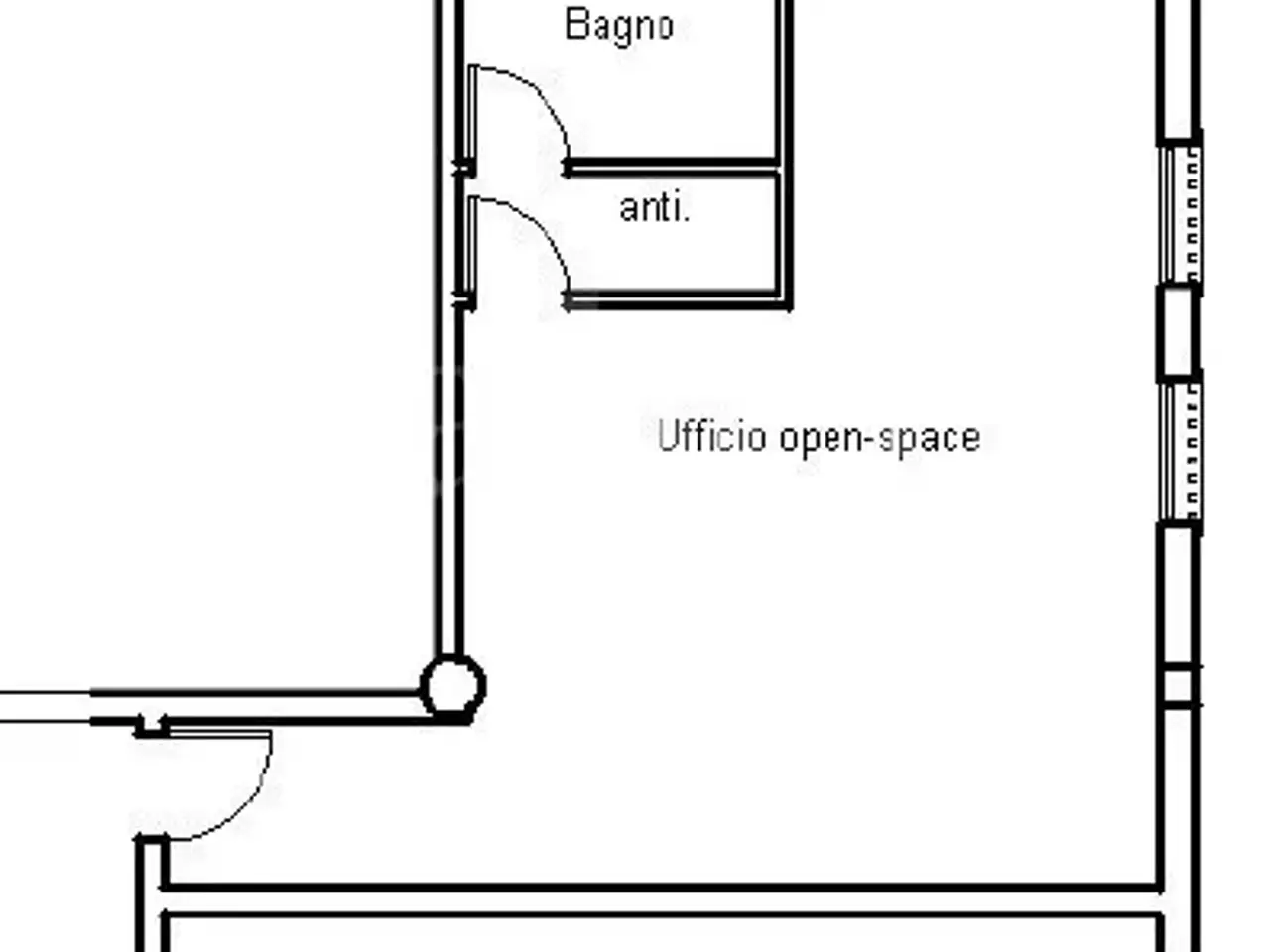 Ufficio in Rovigo Via Aldo Moro, Rovigo, {3} - Planimetria 1