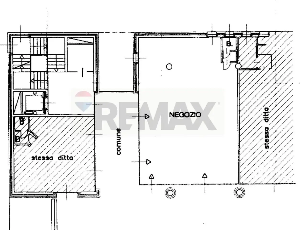 Negozio in Piazza Marconi 7, Vimercate, {3} - Planimetria 1