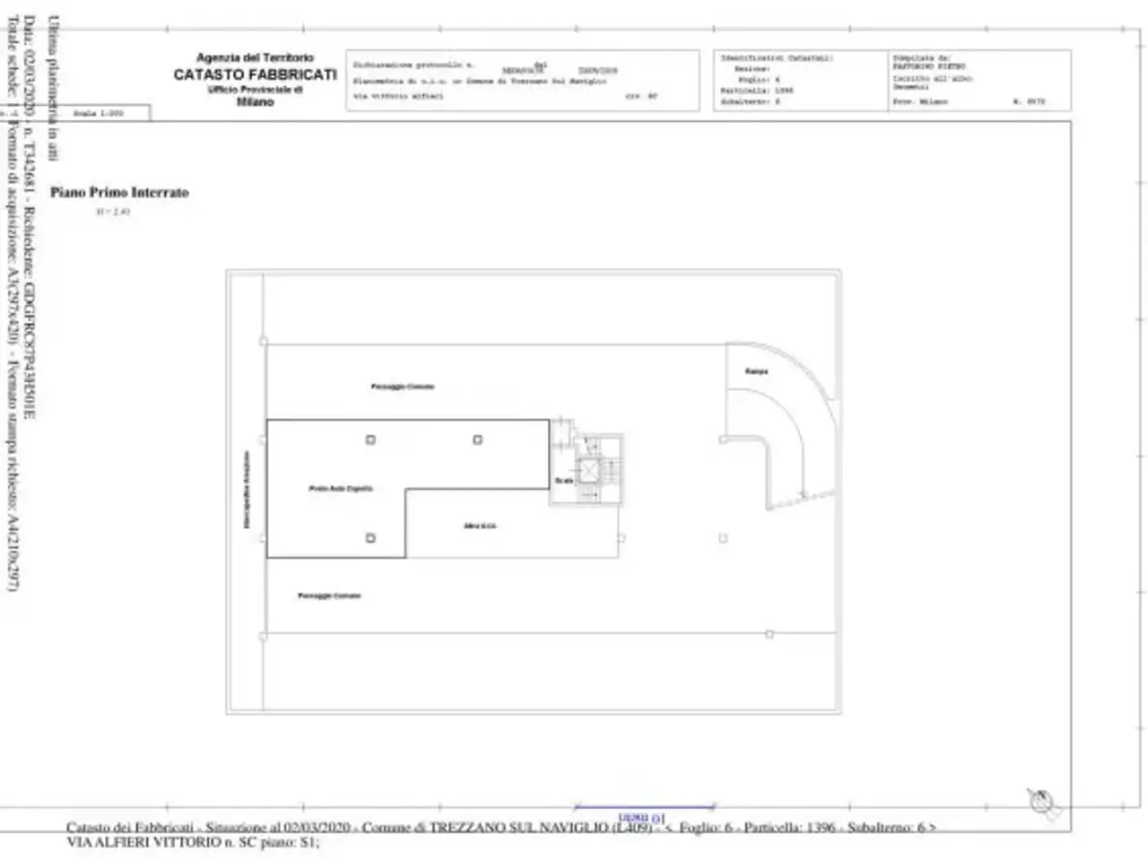 Ufficio in Via Vittorio Alfieri Snc, Trezzano Sul Naviglio, {3} - Planimetria 1
