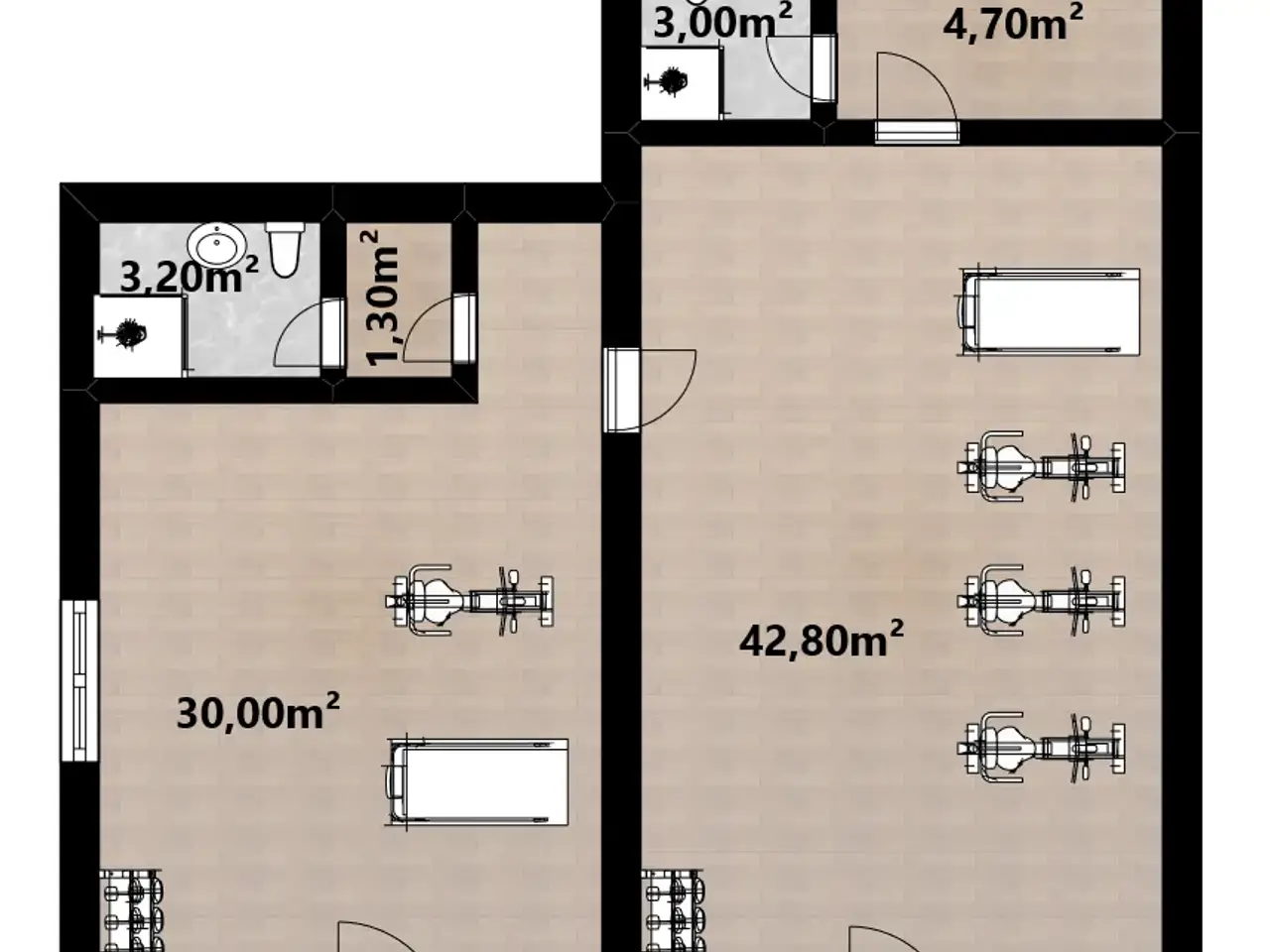 Negozio in , Mezzolombardo, {3} - Planimetria 1