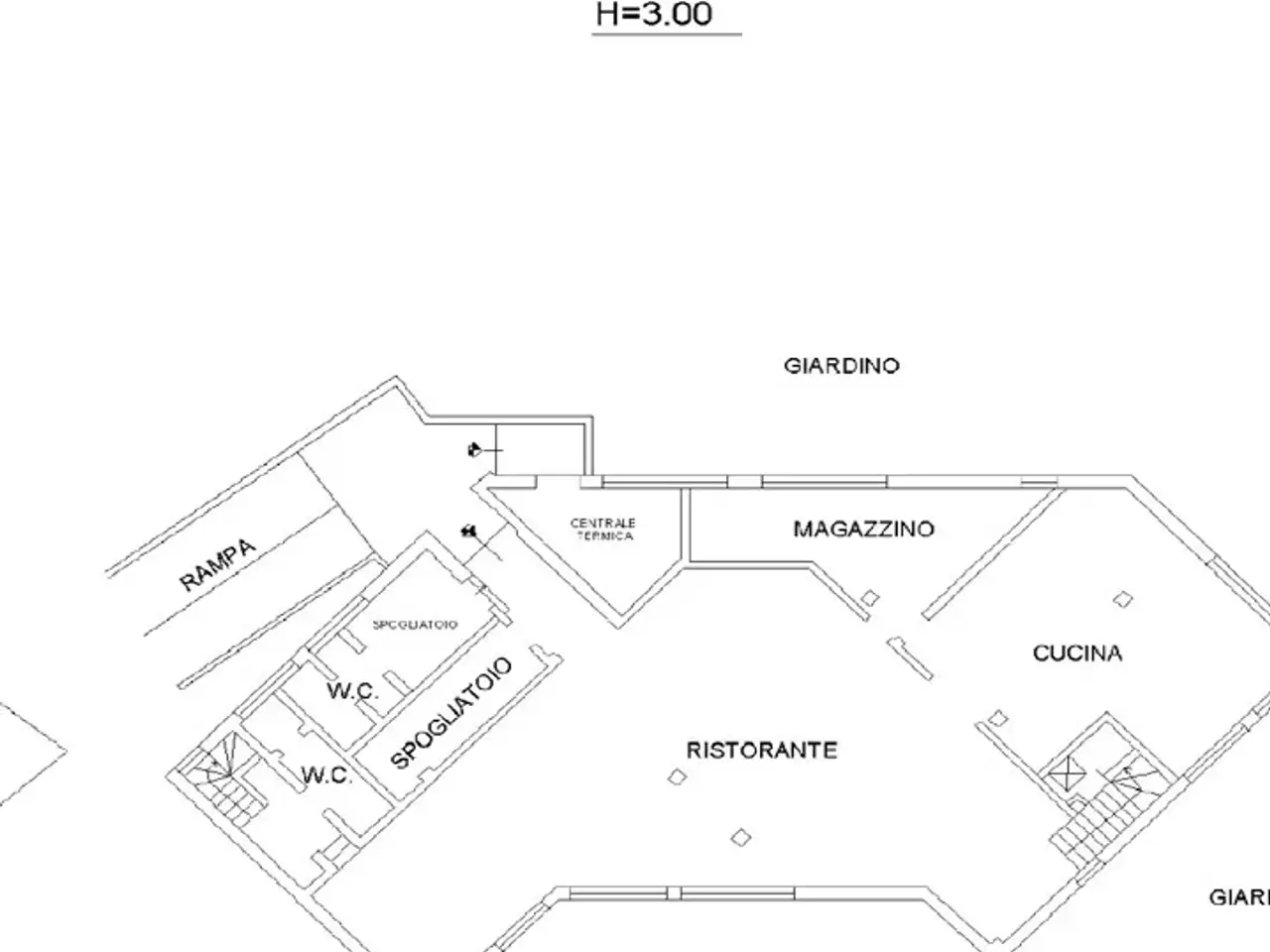 Ufficio in Via Novara  336, Milano, {3} - Planimetria 1